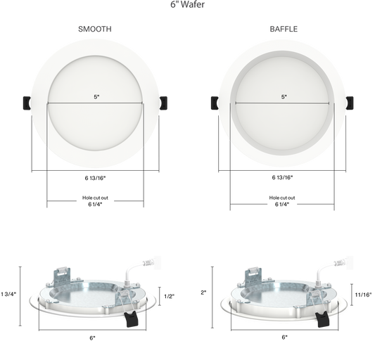 6in Wafer Bracket